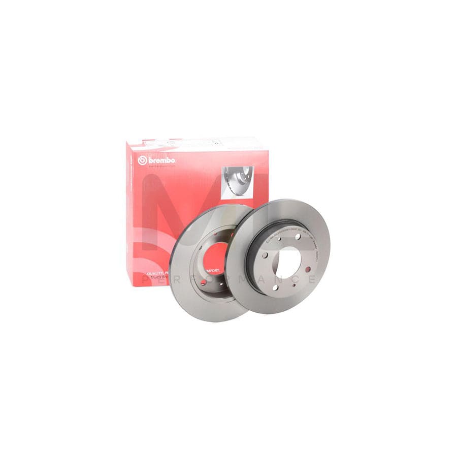 BREMBO COATED DISC LINE 08.A607.11 Brake Disc Solid, Coated, High-carbon | ML Performance Car Parts