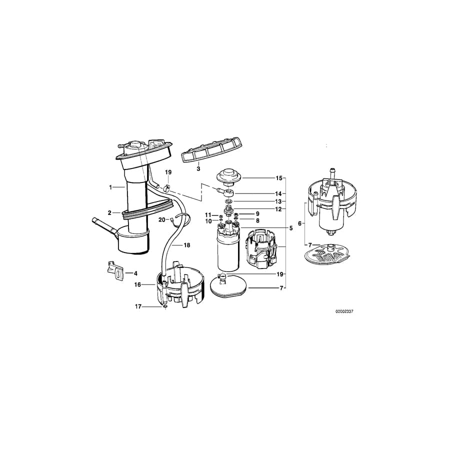 Genuine BMW 16141179281 E34 E32 Absorber (Inc. 525ix, 730iL & 518g) | ML Performance UK Car Parts