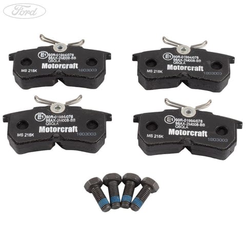 GENUINE FORD 1425407 FOCUS FIESTA ST150 MOTORCRAFT REAR BRAKE PAD AXLE SET | ML Performance UK