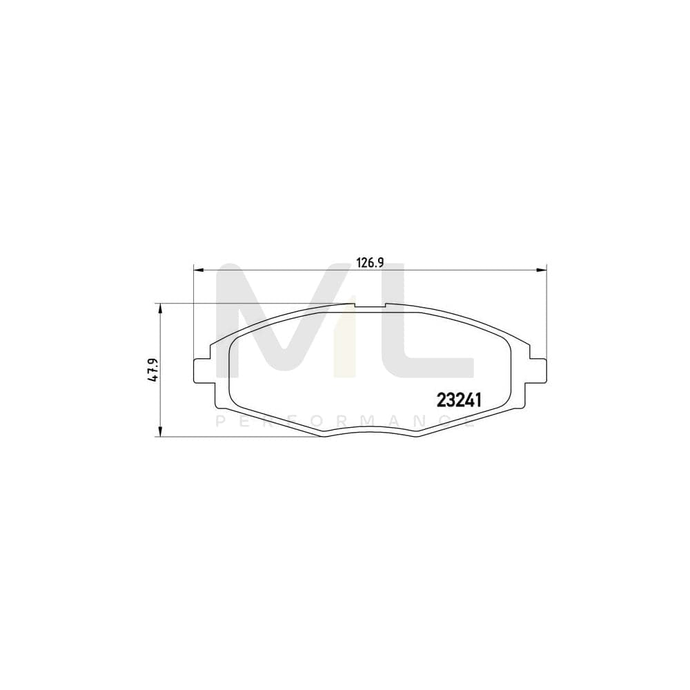 Brembo P 15 006 Brake Pad Set Excl. Wear Warning Contact | ML Performance Car Parts