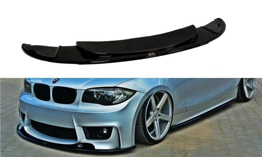 Maxton Design BM-1-87-MPACK-FD1T Front Splitter BMW Series 1 E87 M-Design | ML Performance UK Car Parts