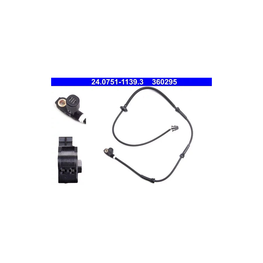 ATE 24.0751-1139.3 Abs Sensor For Vw Golf