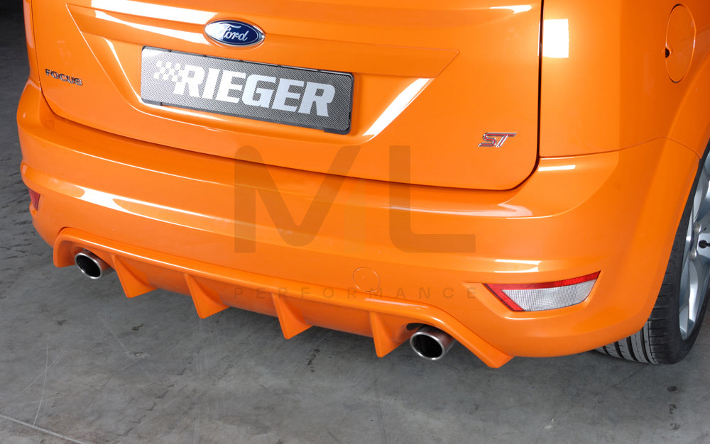 Rieger 00034158 Ford Focus 2 ST Rear Diffuser 1 | ML Performance UK Car Parts