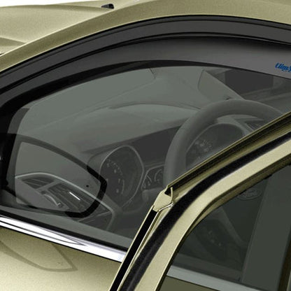 GENUINE FORD 2170146 CLIMAIR®* WIND DEFLECTORS FOR FRONT DOOR WINDOWS, BLACK, FOR FORD KUGA 2012 - ONWARD | ML Performance UK