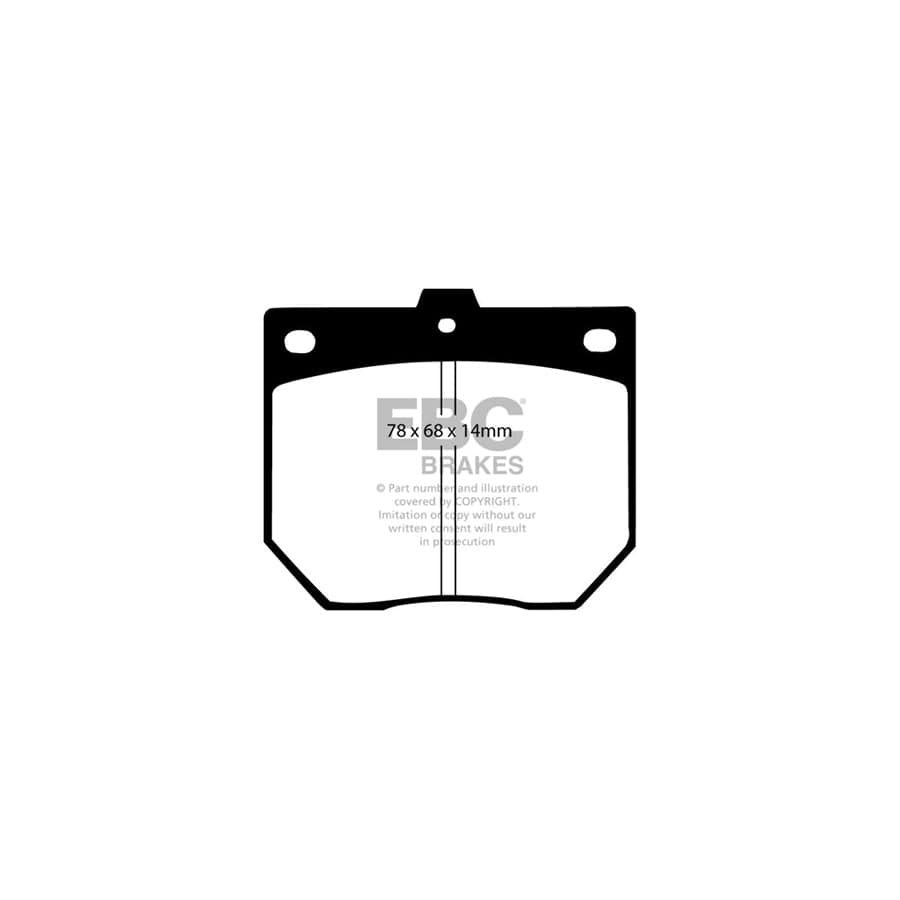 EBC PDKF1396 Datsun Nissan Laurel Ultimax Front Brake Pad & Plain Disc Kit 2 | ML Performance UK Car Parts