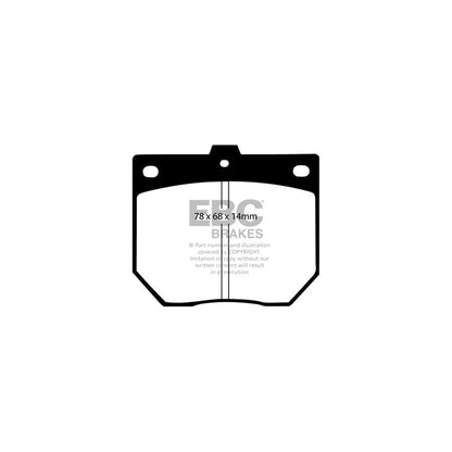 EBC PDKF1396 Datsun Nissan Laurel Ultimax Front Brake Pad & Plain Disc Kit 2 | ML Performance UK Car Parts