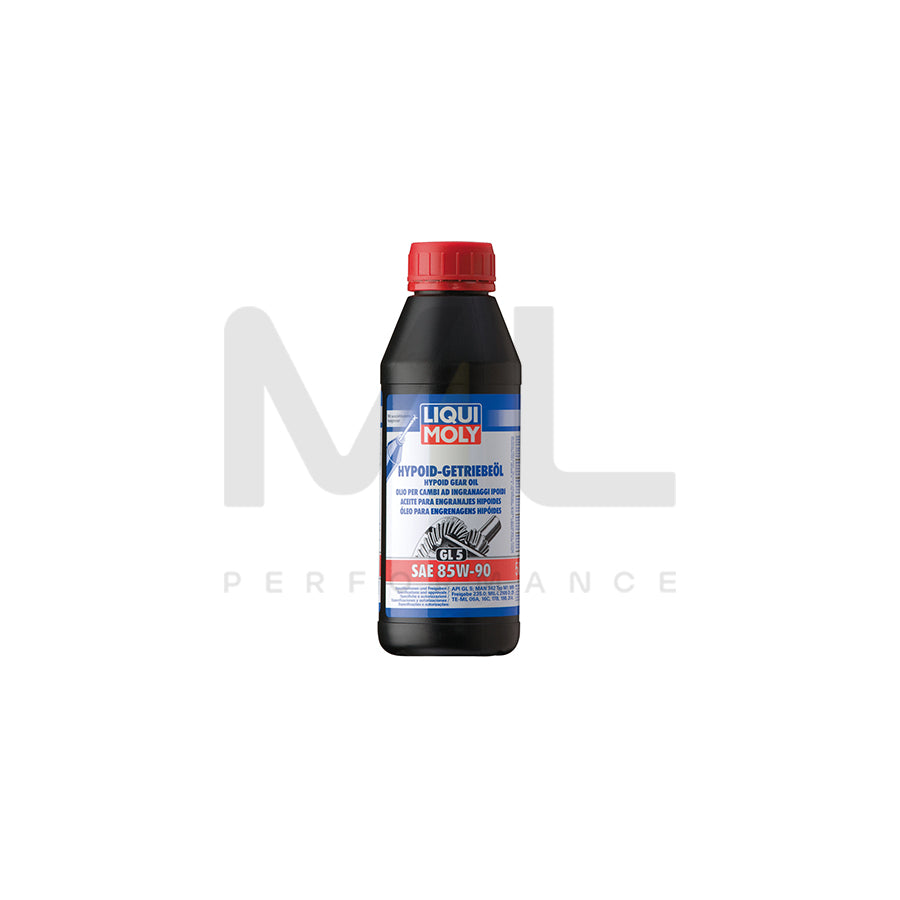 Liqui Moly Hypoid Gear Oil GL5 SAE 85W 90 500ml