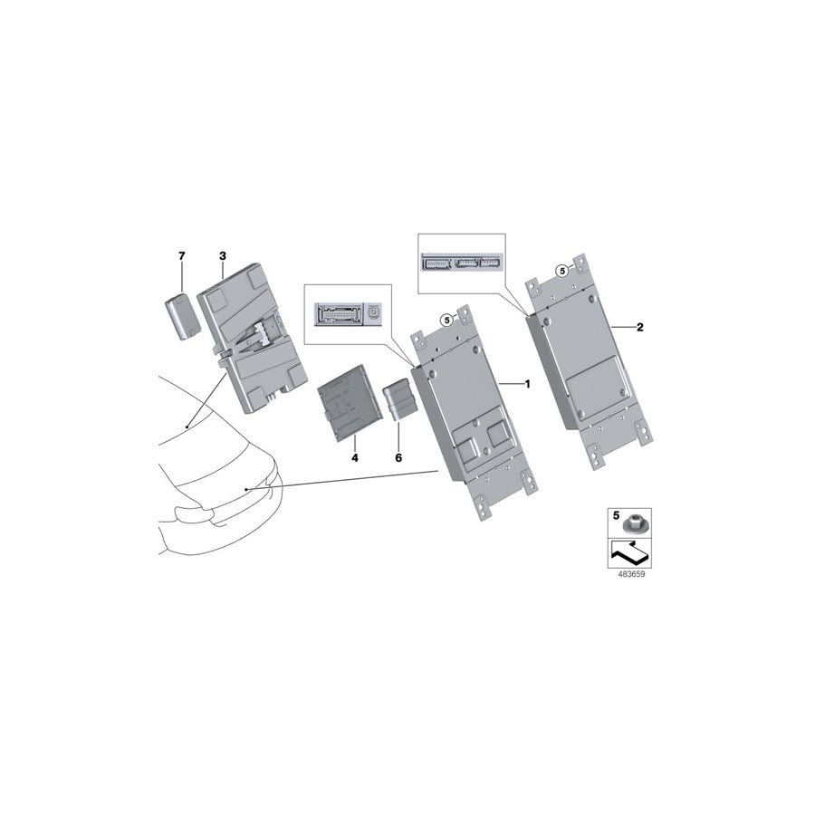 Genuine BMW 84109380158 F34 F33 Telematics Control Unit ATM ROW 4G (Inc. 425d, 325d & 420i) | ML Performance UK