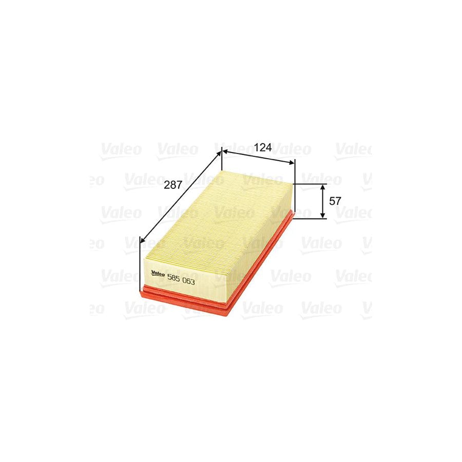 VALEO 585063 Air Filter | ML Performance UK Car Parts