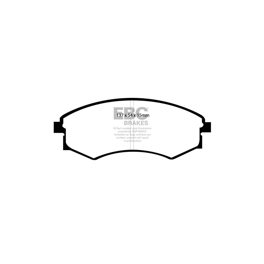 EBC DP1358/2 Hyundai Kia Ssangyong Ultimax Front Brake Pads (Inc. Santamo, Joice, Rexton) 2 | ML Performance UK Car Parts