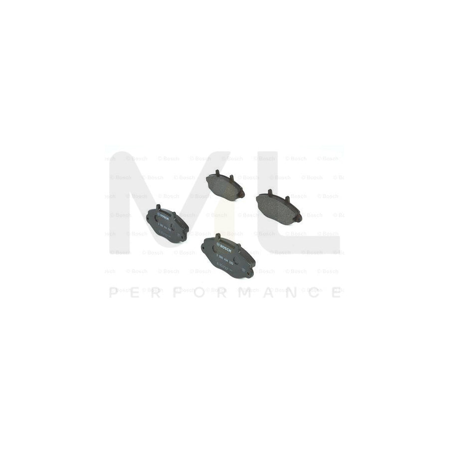 Bosch 0986494289 Brake Pad Set For Ford Transit With Anti-Squeak Plate, With Mounting Manual BP1201 | ML Performance Car Parts