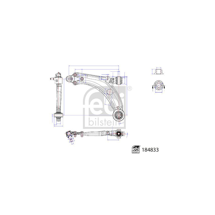 Febi Bilstein 184883 Suspension Arm