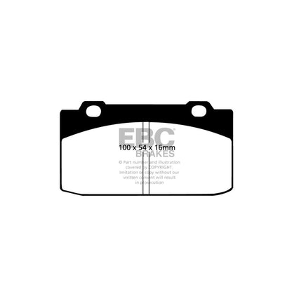 EBC DP506 Alfa Romeo Nissan Ultimax Front Brake Pads (Inc. Arna & Cherry Europe) 2 | ML Performance UK Car Parts