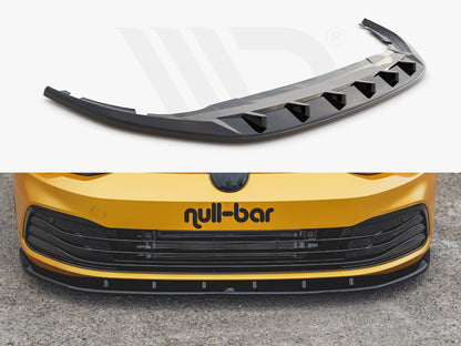 Maxton Design VW-GO-8-FD1T Front Splitter V1 VW Golf MK8 | ML Performance UK Car Parts