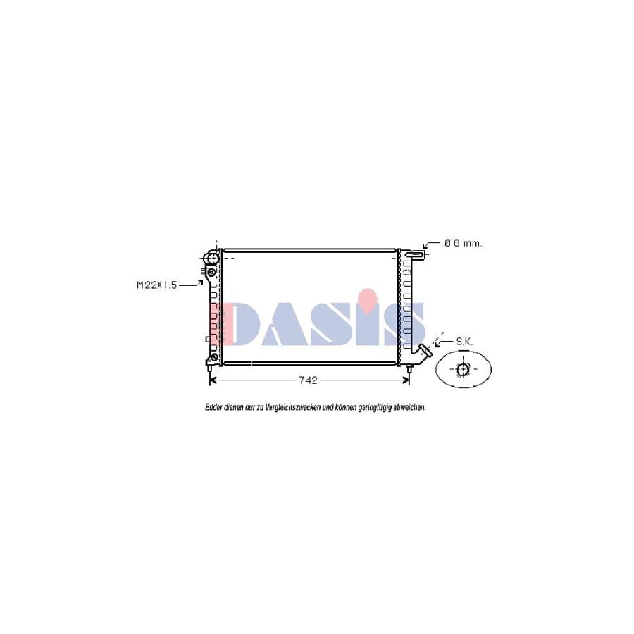 AKS Dasis 160042N Engine Radiator | ML Performance UK