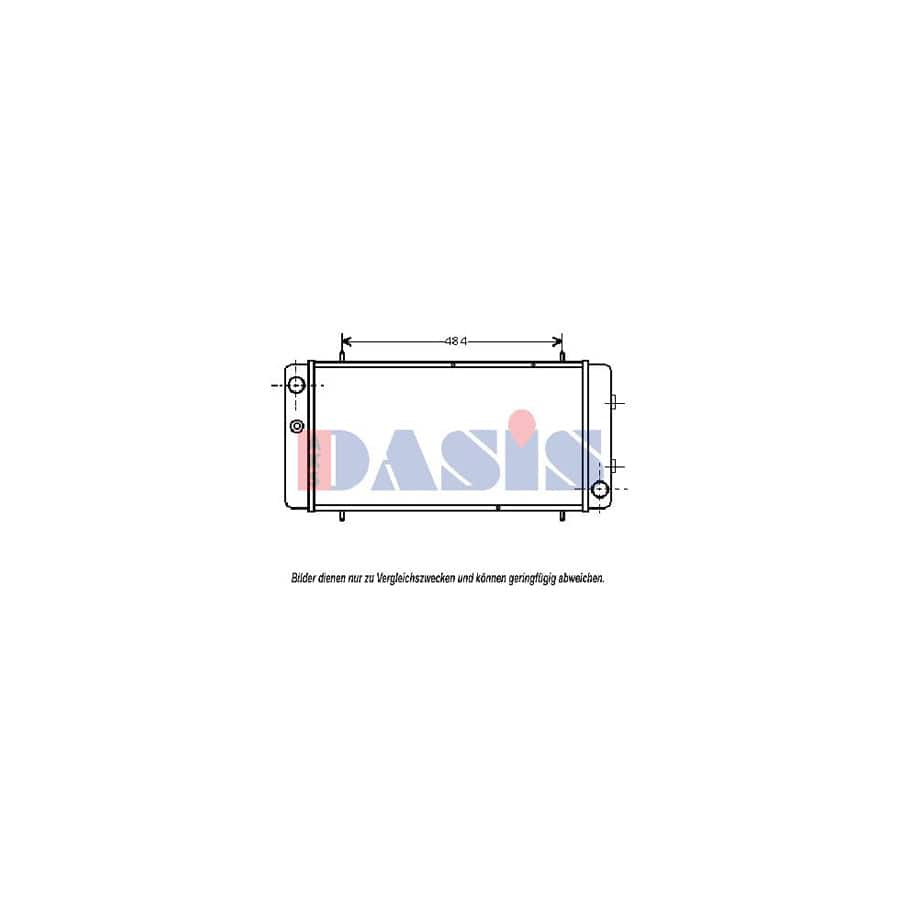 AKS Dasis 370370N Engine Radiator For Rover 200 Saloon (Xh) | ML Performance UK