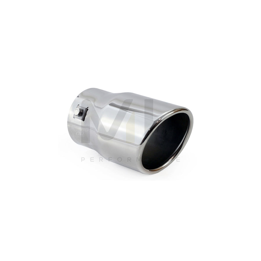 AMiO MT 007 01307 Exhaust tip 90 mm, round, Stainless Steel, 150mm, 78mm | ML Performance Car Parts