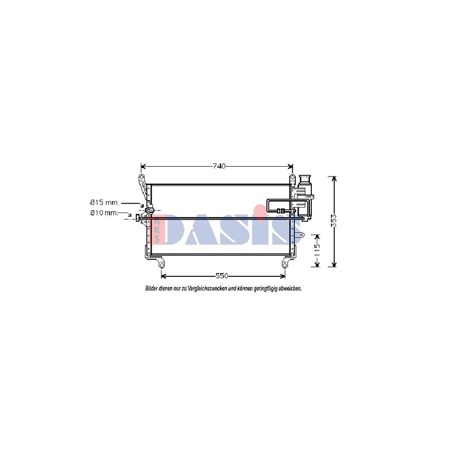 AKS Dasis 082002N Air Conditioning Condenser For Fiat Punto | ML Performance UK