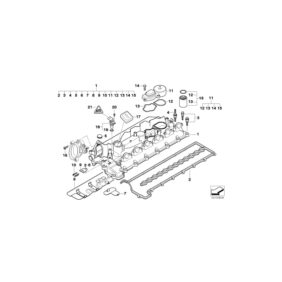 Genuine BMW 11147787104 E46 Cover, Acoustic (Inc. 330d & 330xd) | ML Performance UK Car Parts