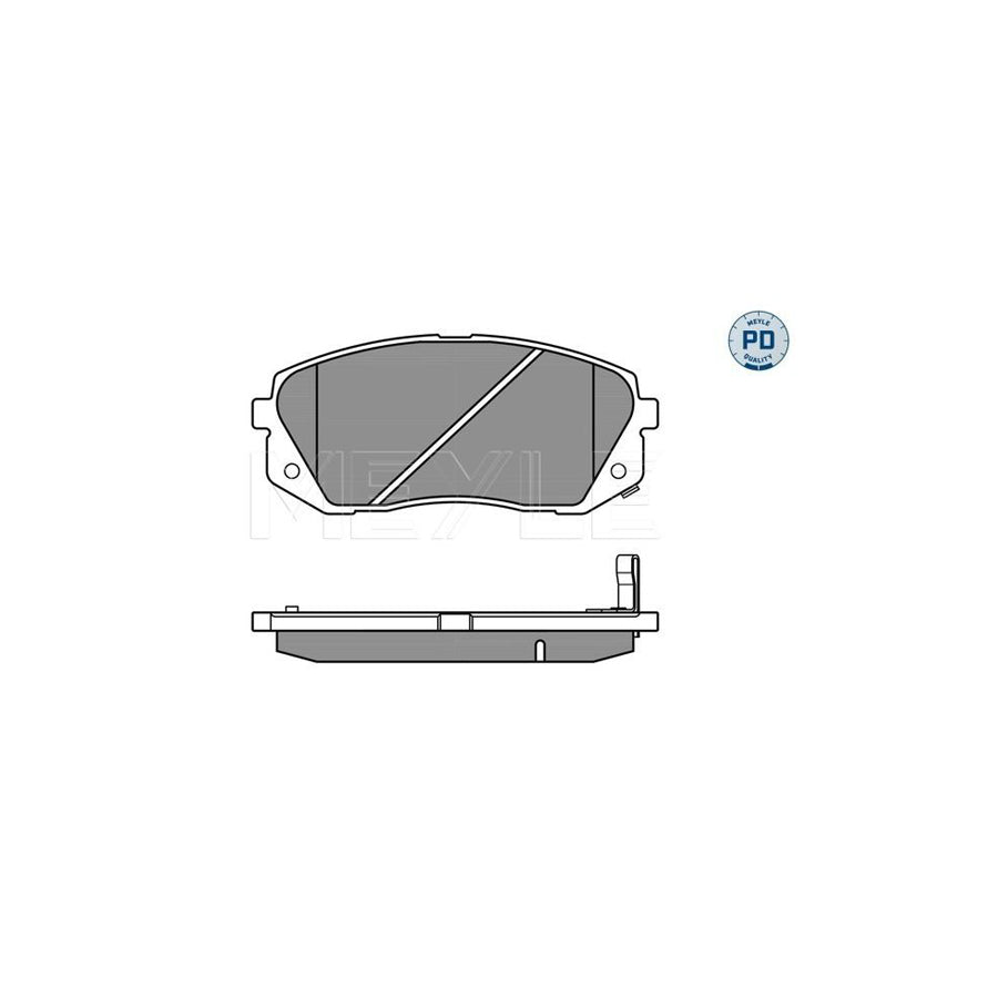 Meyle 025 245 0116/Pd Brake Pad Set