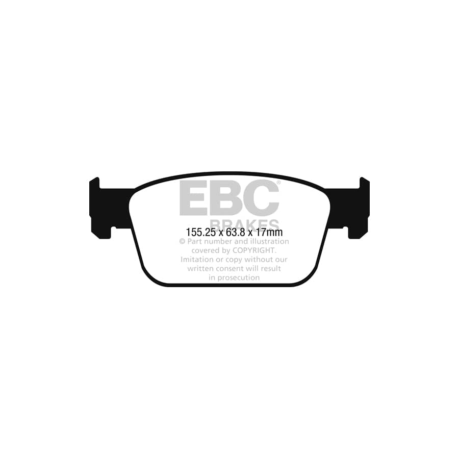 EBC PDKF2394 Audi B9 Ultimax Front Brake Pad & Plain Disc Kit - TRW Caliper (Inc. A4 & A5) 2 | ML Performance UK Car Parts