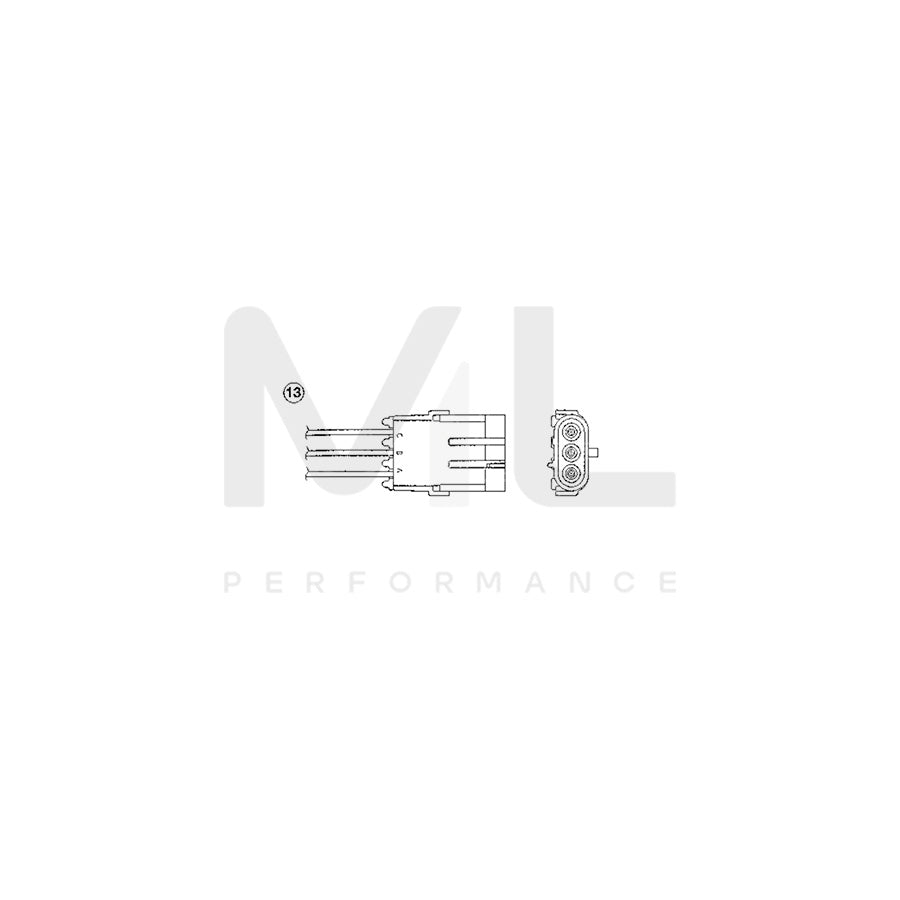 NTK Lambda Sensor / O2 Sensor (NGK 5709) - OZA660-EE16 | ML Car Parts UK | ML Performance