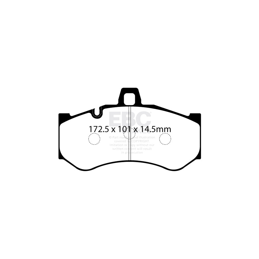 EBC DP4072R Yellowstuff Street and Track Brake Pads 2 | ML Performance UK Car Parts