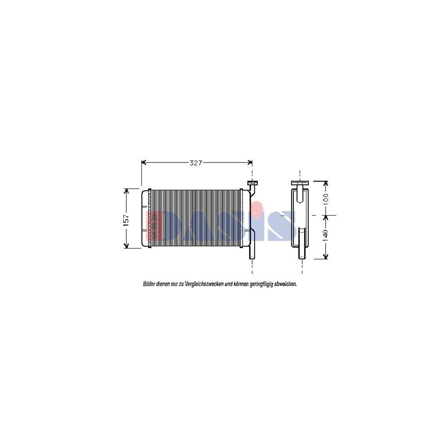 AKS Dasis 059010N Heater Matrix | ML Performance UK