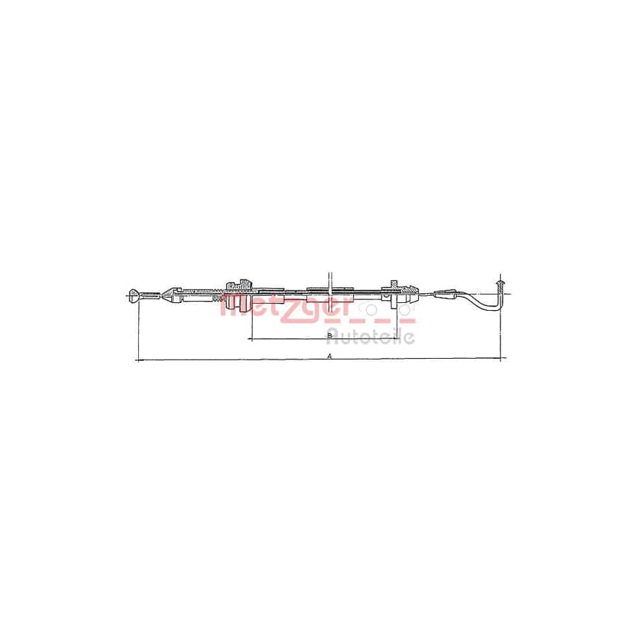 METZGER 11.087 Throttle Cable | ML Performance UK Car Parts