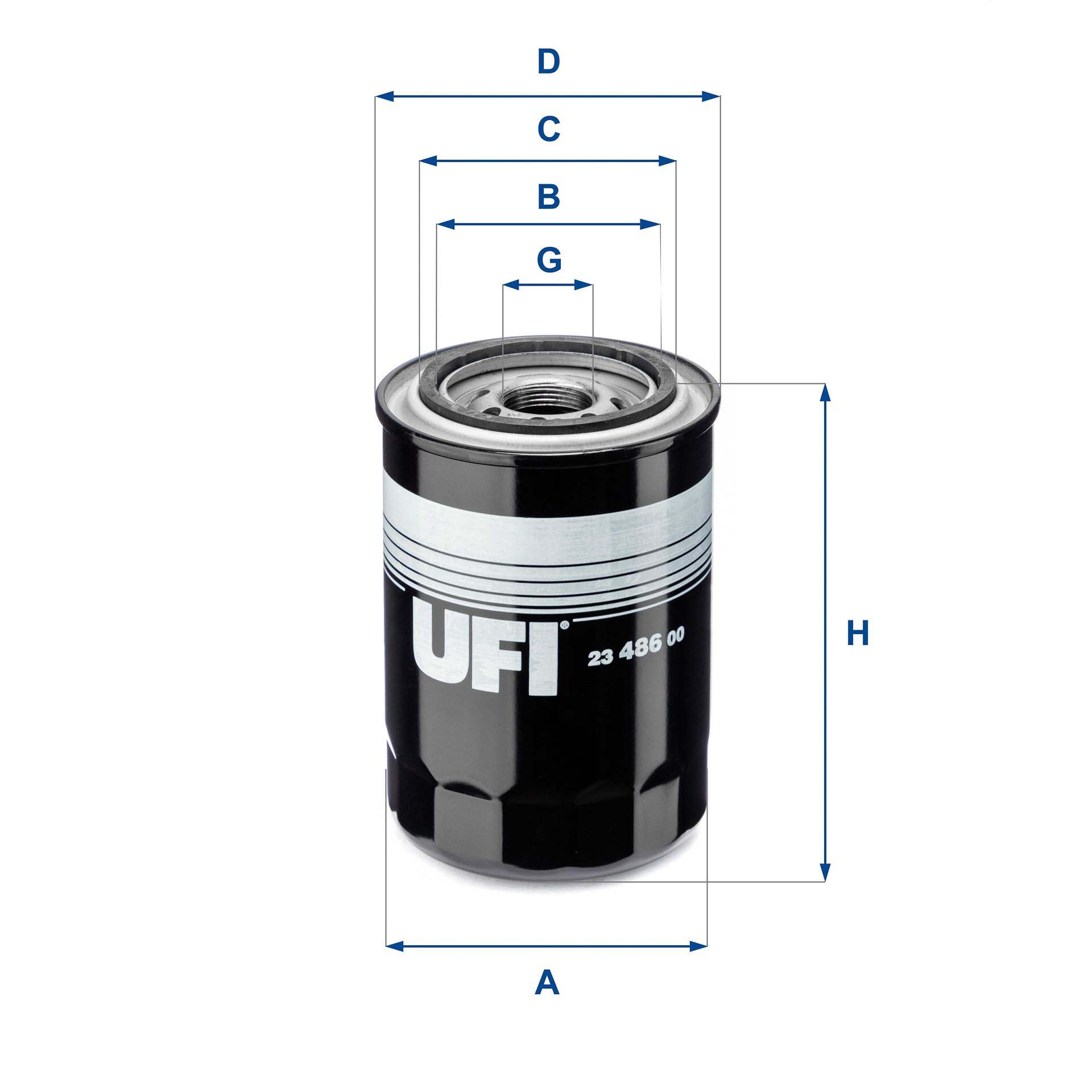 UFI 23.486.00 Oil Filter