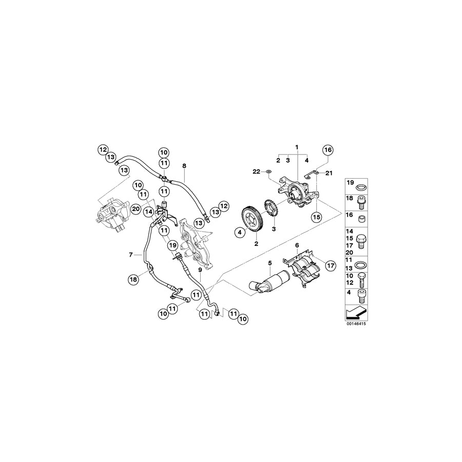 Genuine BMW 11367835920 E61 E60 E63 Fillister-Head Screw M5X30-8.8 (Inc. M5 & M6) | ML Performance UK Car Parts