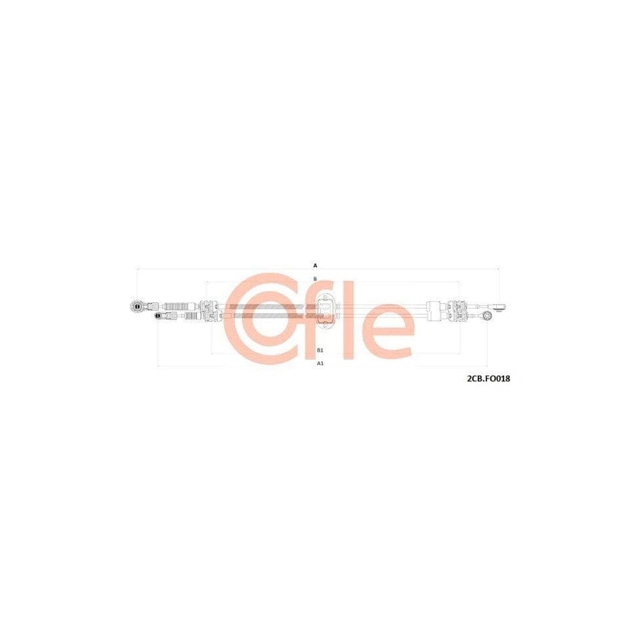 Cofle 92.2Cb.Fo018 Cable, Manual Transmission For Ford Mondeo