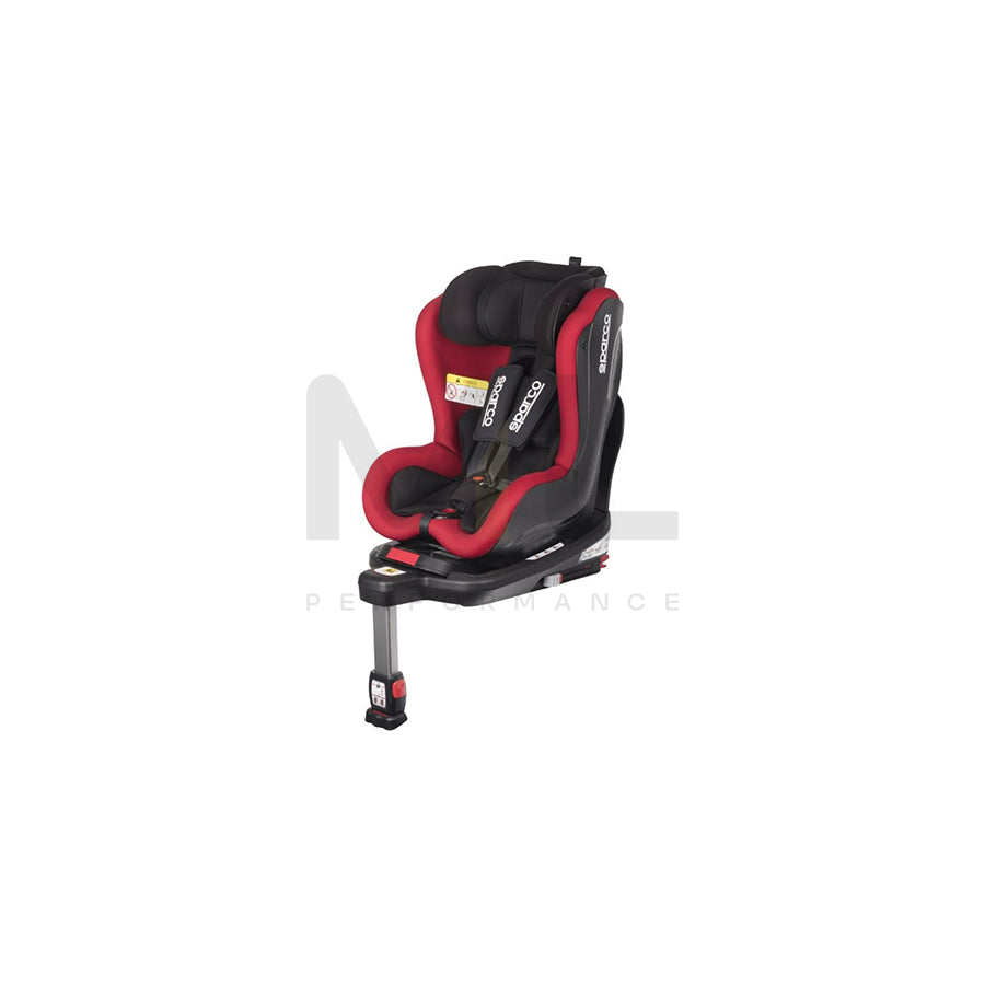 SPARCO SK500i SK500IRD Child car seat with Isofix, 18 kg, 5-point harness, 45 x 65 x 70/105 cm, Black, Red, Rearward-facing | ML Performance Car Parts