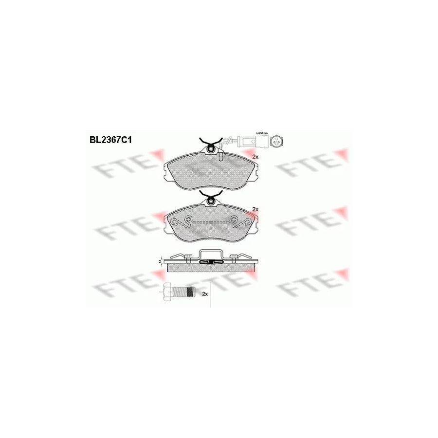 Fte BL2367C1 Brake Pad Set | ML Performance UK Car Parts