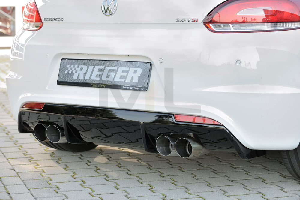 Rieger 00088085 VW 13 Mk3 Scirocco Rear Diffuser 2 | ML Performance UK Car Parts