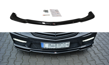 Maxton Design ME-E-212-AMG-FD1T Front Splitter V.1 Mercedes Benz E63 AMG W212 | ML Performance UK Car Parts