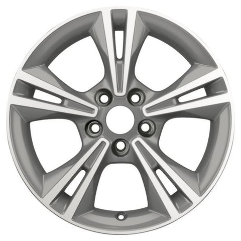 GENUINE FORD 2237368 x4 SET OF 4 FOCUS - C-MAX ALLOY WHEEL 16" 5 X 2-SPOKE DESIGN, ARCTIC GREY MACHINED, 2010 - 2021 | ML Performance UK