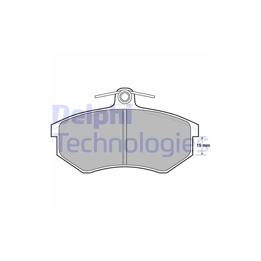 Delphi Lp429 Brake Pad Set