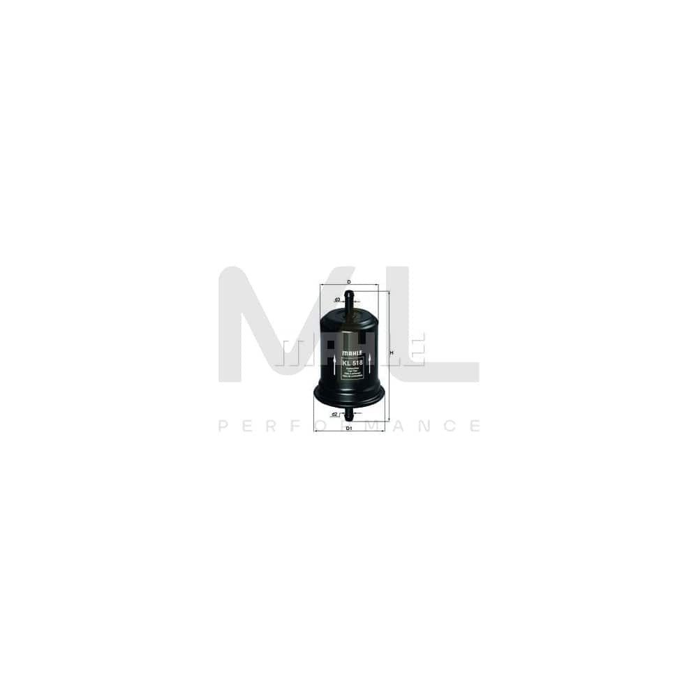 MAHLE ORIGINAL KL 518 Fuel filter In-Line Filter | ML Performance Car Parts