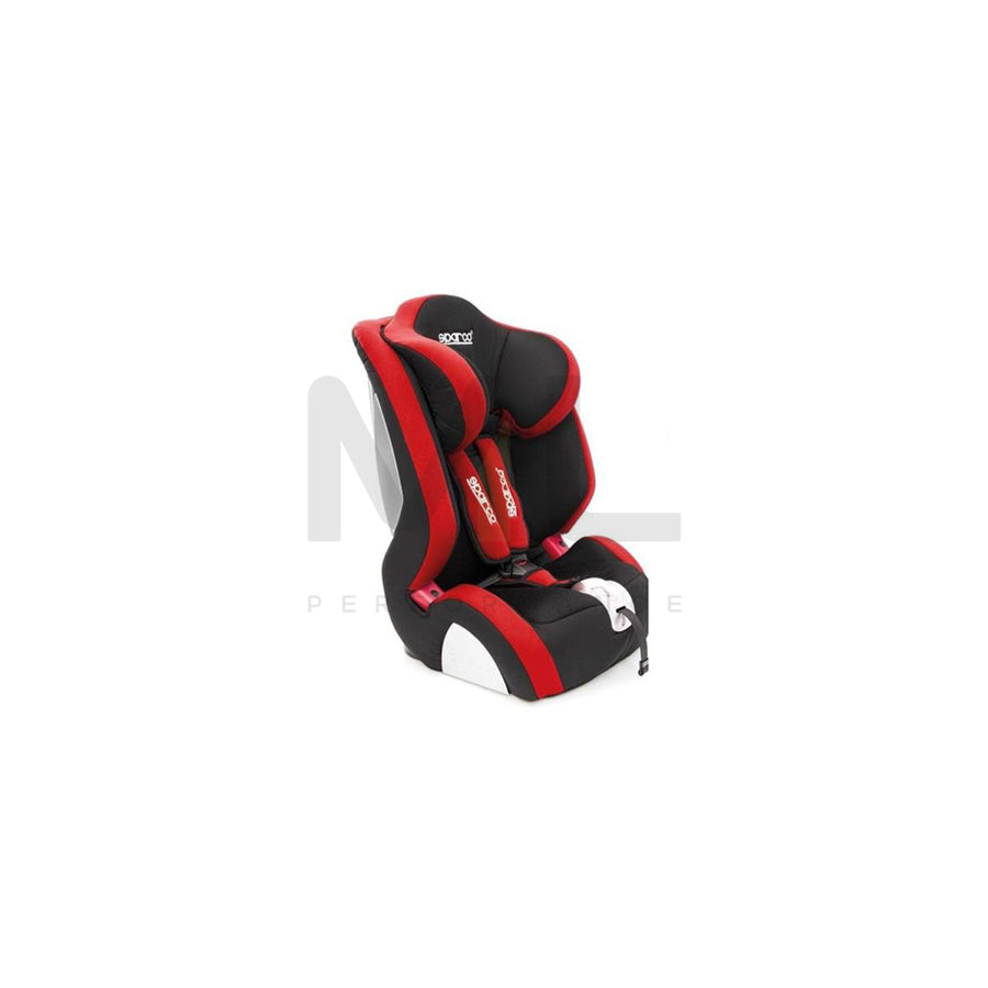 SPARCO F1000K 1000KRD Child car seat without Isofix, Group 1/2/3, 9-36 kg, 3-point harness, Grey, Red | ML Performance Car Parts