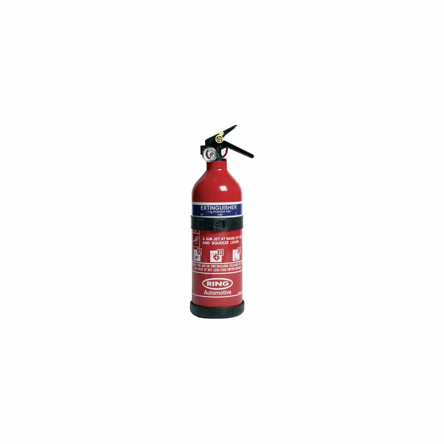 RING RCT1750 1kg Dry Powder ABC Fire Extinguisher (With gauge) | ML Performance