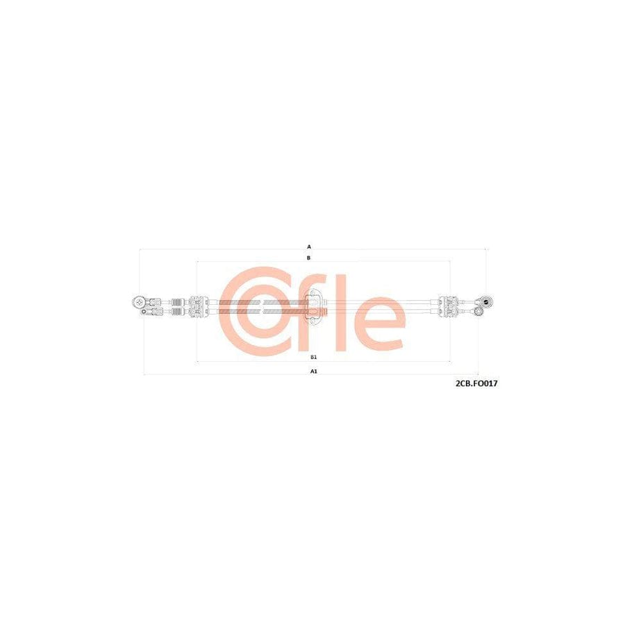 Cofle 92.2Cb.Fo017 Cable, Manual Transmission