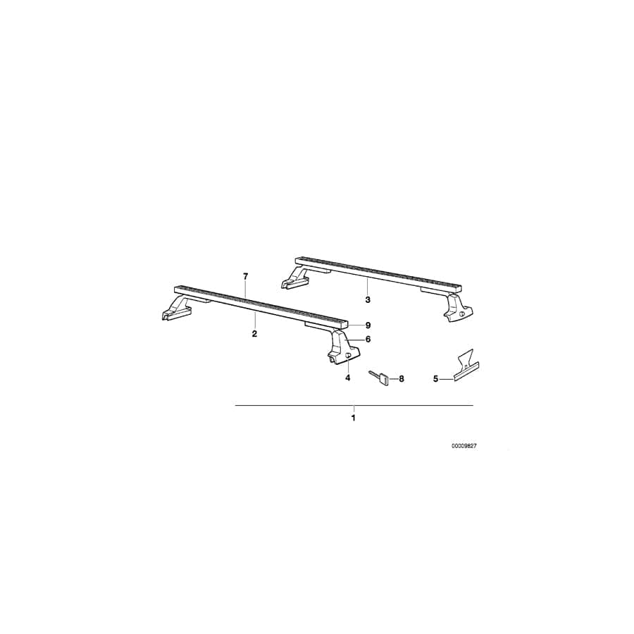 Genuine BMW 82129413115 E28 E34 E30 Roof Drainage Protector 4 STÜCK (Inc. 525td, 528i & 535i) | ML Performance UK