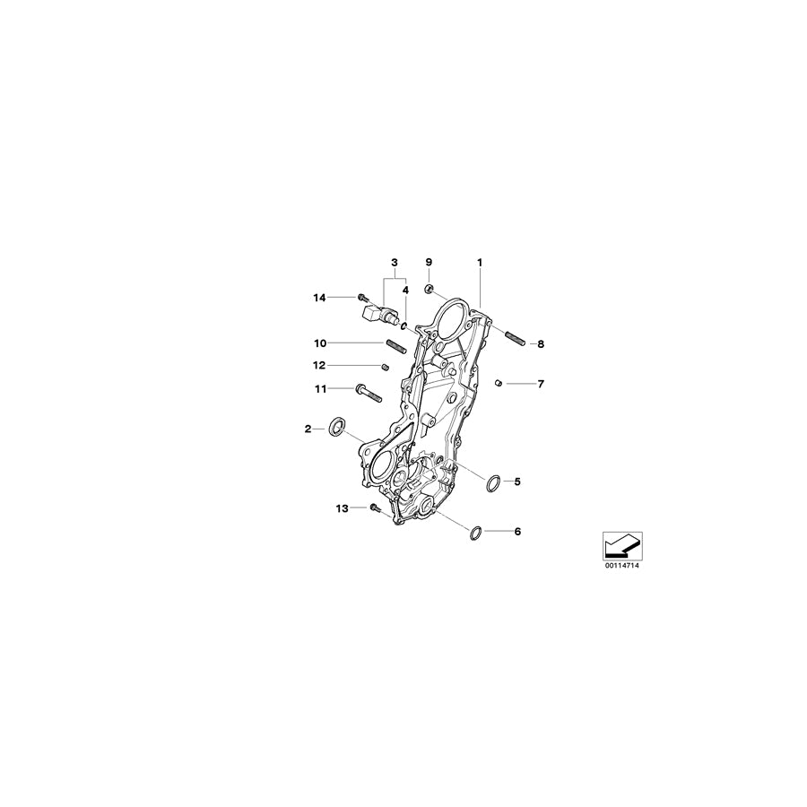 Genuine BMW 11147791827 R50 Screw With Flange M6X20 (Inc. One D) | ML Performance UK Car Parts