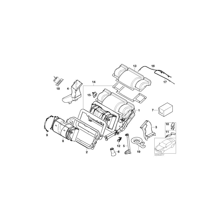 Genuine BMW 64116911687 E52 Set Of Small Parts Adjust.Lever (Inc. ALPINA V8 & Z8) | ML Performance UK Car Parts