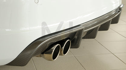 Rieger 00099356 Audi 8V A3 Rear Diffuser 6 | ML Performance UK Car Parts