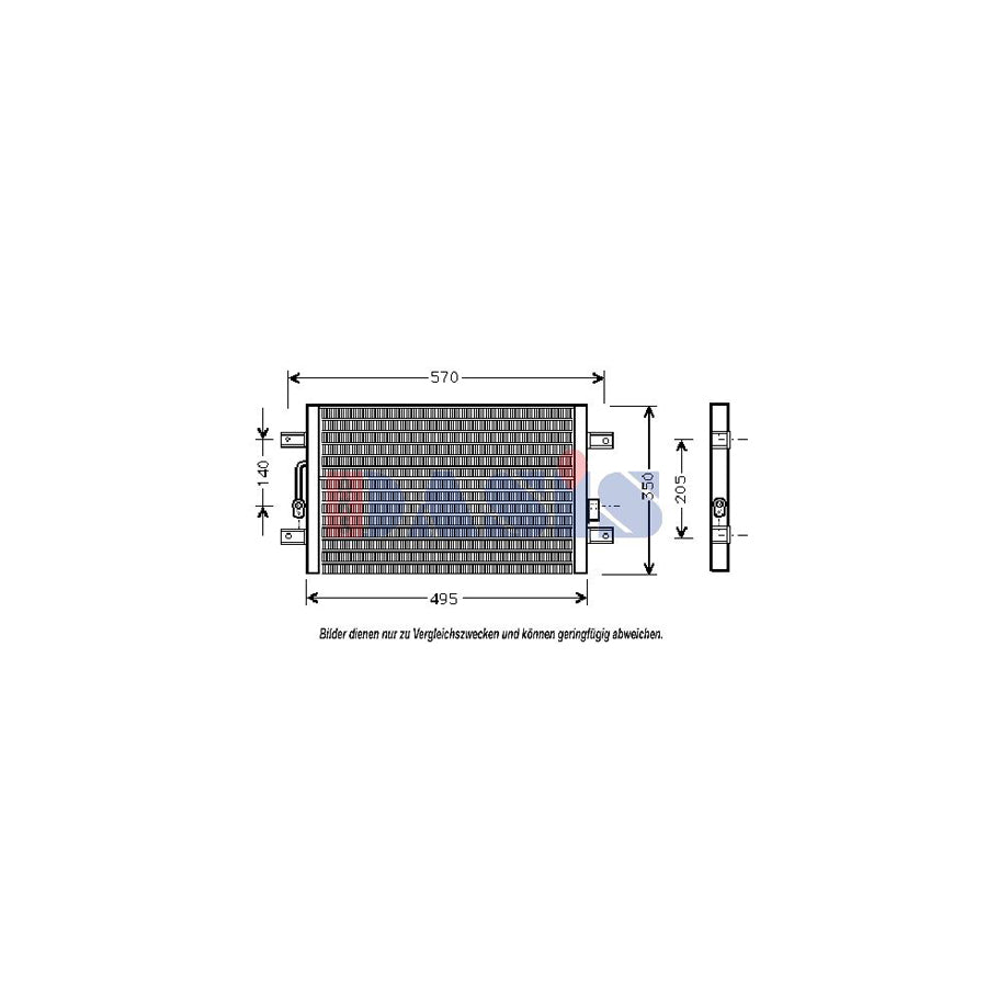 AKS Dasis 082013N Air Conditioning Condenser | ML Performance UK