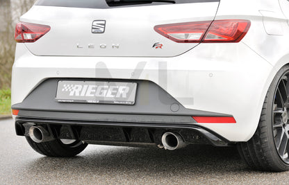 Rieger 00088089 SEAT 5F Leon FR Rear Diffuser 1 | ML Performance UK Car Parts