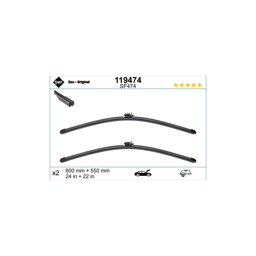 Swf 119474 Wiper Blade | ML Performance UK Car Parts