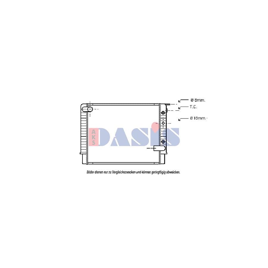 AKS Dasis 220190N Engine Radiator | ML Performance UK